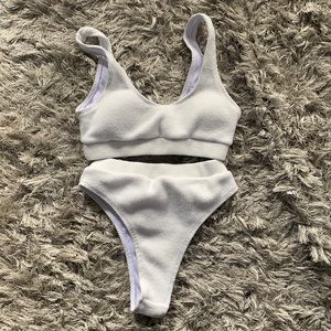 SheIn Off White Bikini